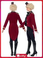 Rode circus slipjas vrouw - thumbnail