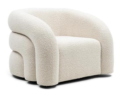 Rivièra Maison Draaifauteuil 'Vittorio' Bouclé, kleur Simply White Rivièra Maison Draaifauteuil 'Vittorio' Bouclé, kleur Simply White