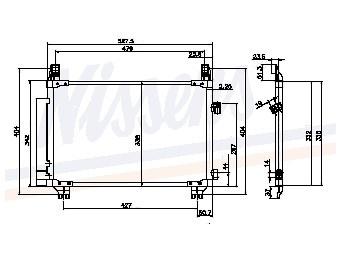 Condensator, airconditioning 940050