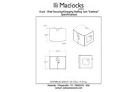 Compulocks Tablet / Laptop Charging Cabinet For Counter Top or Wall Mount UK Power Plug - Cabinet unit - for 16 tablets - thumbnail