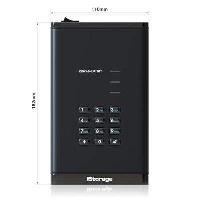 iStorage diskAshur DT3 256-bit 22TB - FIPS Level 3 Certified - Beveiligde gecodeerde Desktop Harde Schijf - Wachtwoord Beveiligd