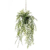 Emerald kunstplant hangend in pot bamboe 50 cm - thumbnail