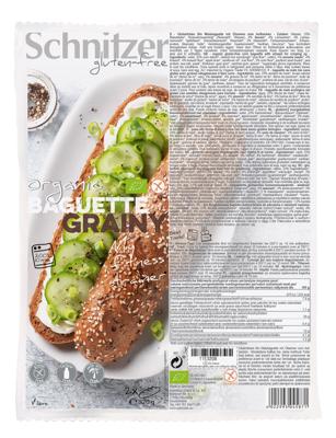 Schnitzer Baguette grainy glutenvrij bio 2 Stuks