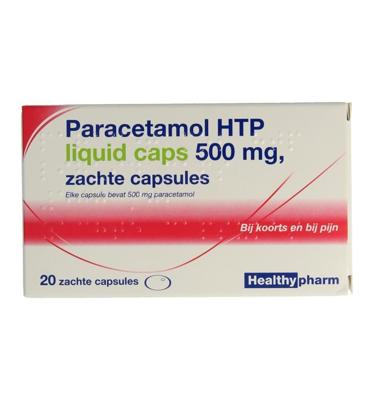 Healthypharm Paracetamol 500mg Liquid Capsules