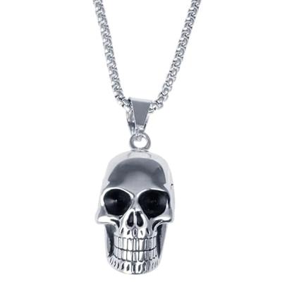 Mendes Heren ketting Edelstaal Schedel Zilver Mendes Heren ketting Edelstaal Schedel Zilver