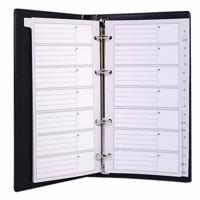 Kangaro K-6200 Telefoonregister A-Z 4-rings Zwart - thumbnail