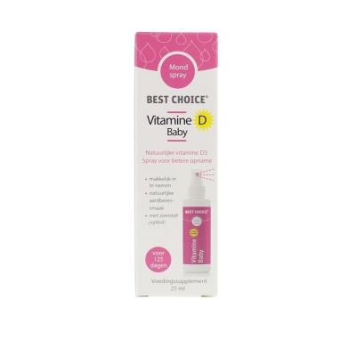 TS Choice Vitaminespray vitamine D baby 25 Milliliter TS Choice Vitaminespray vitamine D baby 25 Milliliter