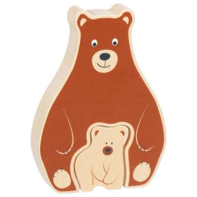 Goki houten puzzel staand beert, 2st.