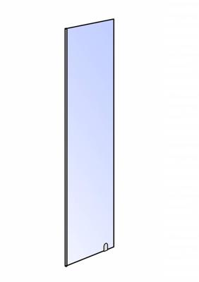 Klik Zijwand Sanilux 30 cm 8mm veiligheidsglas / voor Inloopdouche