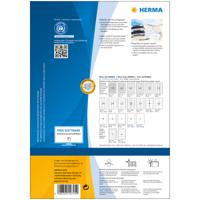 Etiket HERMA recycling 10725 38.1x21.2mm 5200stuks wit - thumbnail