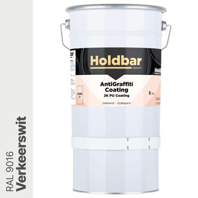 Holdbar Anti Graffiti Coating Verkeerswit (RAL 9016) 5 Kg
