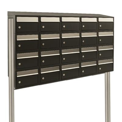 Stoer! Brickset 5-Breed, 4-Hoog Met Dak En Statief Zwart - 40215070_5x4ds