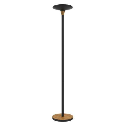 Vloerlamp unilux baly led bamboe zwart Vloerlamp unilux baly led bamboe zwart
