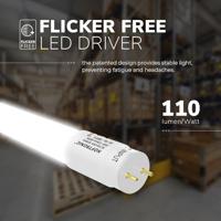 Set van 5 LED TL Buizen 150cm - T8 G13 Fitting - 24 Watt 2640 lumen (110/W) - 6000K daglicht wit - Flikkervrij - Vervangt 58 Watt (58W/860) - Incl. Starter - thumbnail