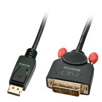 Lindy 41489 Display port DVi-D Zwart kabeladapter/verloopstukje - thumbnail
