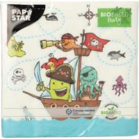 Papstar Servetten pirate crew 3-laags 33x33cm - thumbnail