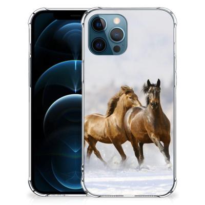 iPhone 12 | 12 Pro Case Anti-shock Paarden iPhone 12 | 12 Pro Case Anti-shock Paarden