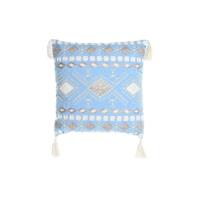 Kussen DKD Home Decor Blauw Wit 40 x 15 x 40 cm - thumbnail