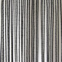 Wentex Pipe and drape spaghetti koordgordijn 400x300cm zwart - thumbnail