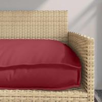 VidaXL Pallet kussen set 2 pcs zwart 120 x 40 x 8 cm oxford stof - thumbnail