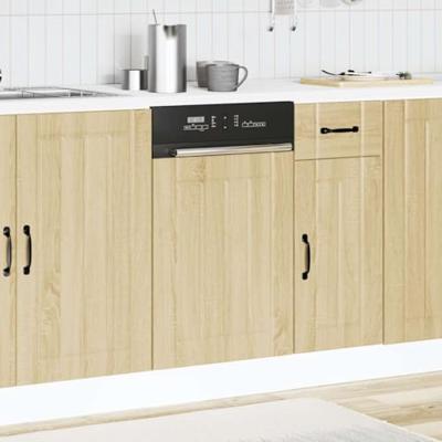 Vaatwaspaneel Lucca bewerkt hout sonoma eikenkleurig Vaatwaspaneel Lucca bewerkt hout sonoma eikenkleurig