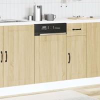 Vaatwaspaneel Lucca bewerkt hout sonoma eikenkleurig - thumbnail