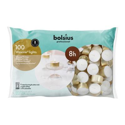 Bolsius Waxinelicht 23/39 wit 8h 100 Stuks Bolsius Waxinelicht 23/39 wit 8h 100 Stuks
