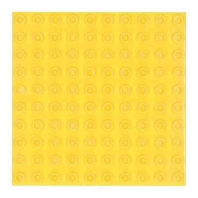 Bouwplaat Geel - 16x16cm