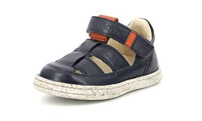 Leren babysandalen Tractus 894823-10-101 KICKERS® marineblauw