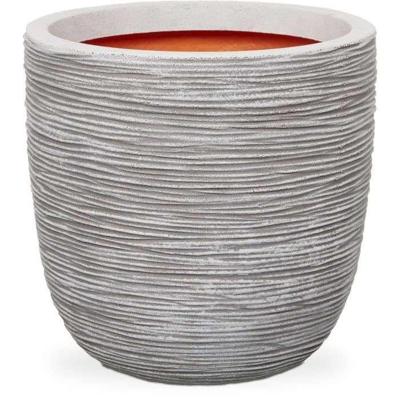 Capi Pot Bol Rib NL 54x52 cm - Ivoor