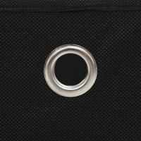 Opbergdozen 32x32x32 cm ongeweven stof zwart 10 stuks - thumbnail