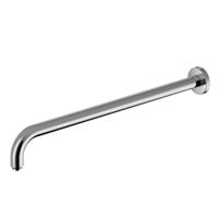 Muuruitloop Hotbath Mate 50 cm Rond Geborsteld Nikkel - thumbnail