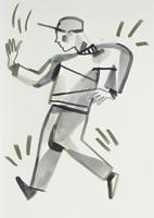 Bruynzeel Ecoline brush pen set schaduw, 5 kleuren - thumbnail