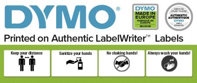 Printerlabels Dymo 99014 54 x 101 mm LabelWriter™ Wit Zwart (6 Stuks)