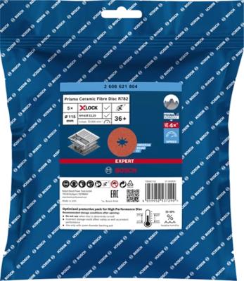 Bosch Accessories 2608621804 Fiberschijf Diameter 115 mm Korrelgrootte (num)=36 5 stuk(s) Bosch Accessories 2608621804 Fiberschijf Diameter 115 mm Korrelgrootte (num)=36 5 stuk(s)
