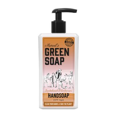 Marcel's Green Soap Handzeep sandelhout & kardemom 500 Milliliter Marcel's Green Soap Handzeep sandelhout & kardemom 500 Milliliter