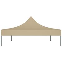 VidaXL Partytentdak 270 g/m² 4,5x3 m beige - thumbnail