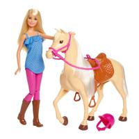 Barbie speelset met paard - thumbnail