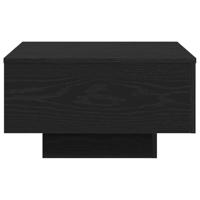 Salontafel Zwart eiken 55 x 55 x 31 cm Bewerkt hout - thumbnail