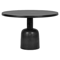 LABEL51 Salontafel Wink - Zwart - Metaal - 70 cm - Rond - thumbnail