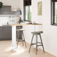 Bartafelpoten 2 st 50x(110-111) cm staal wit - thumbnail