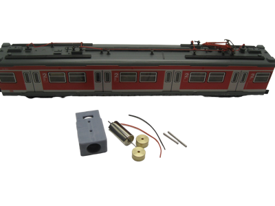 micromotor HR005C Glockenankermotor ombouwset voor Roco BR 420, ET 420, S-Bahn