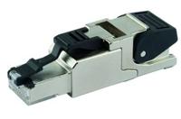 Telegärtner 100023045 RJ45-stekker CAT 6A afgeschermd 100023045 Stekker, recht Aantal polen (sensoren) 8P8C Metaal 10 stuk(s) - thumbnail
