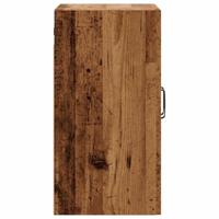 Wandkast 60x31x60 cm bewerkt hout oud houtkleurig - thumbnail