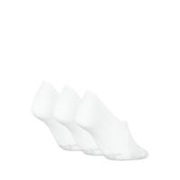 Calvin Klein Footies Dames Mid Cut 3-pack Wit-39/42 - thumbnail