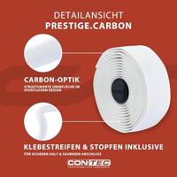 CONTEC stuurlint "prestige.carbon" ct bar tape prestige.carbon white - thumbnail