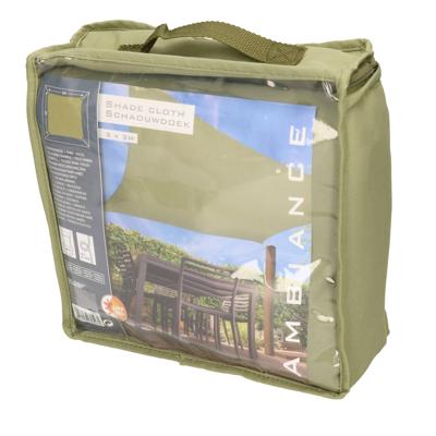 Schaduwdoek 300x300cm Vierkant Khaki