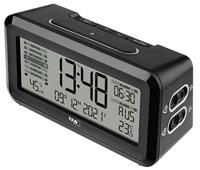 TFA Dostmann 60.2562.01 Wekker Zendergestuurd Zwart, Zilver Alarmtijden 2 Groot display - thumbnail