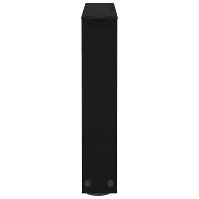 Eettafelpoten 2 st V-vormig 40x(30-31,3) cm staal zwart