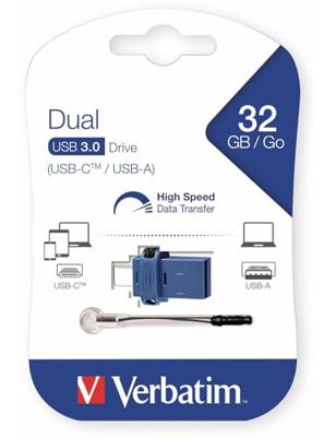 USB stick Verbatim 49966 Blauw 32 GB